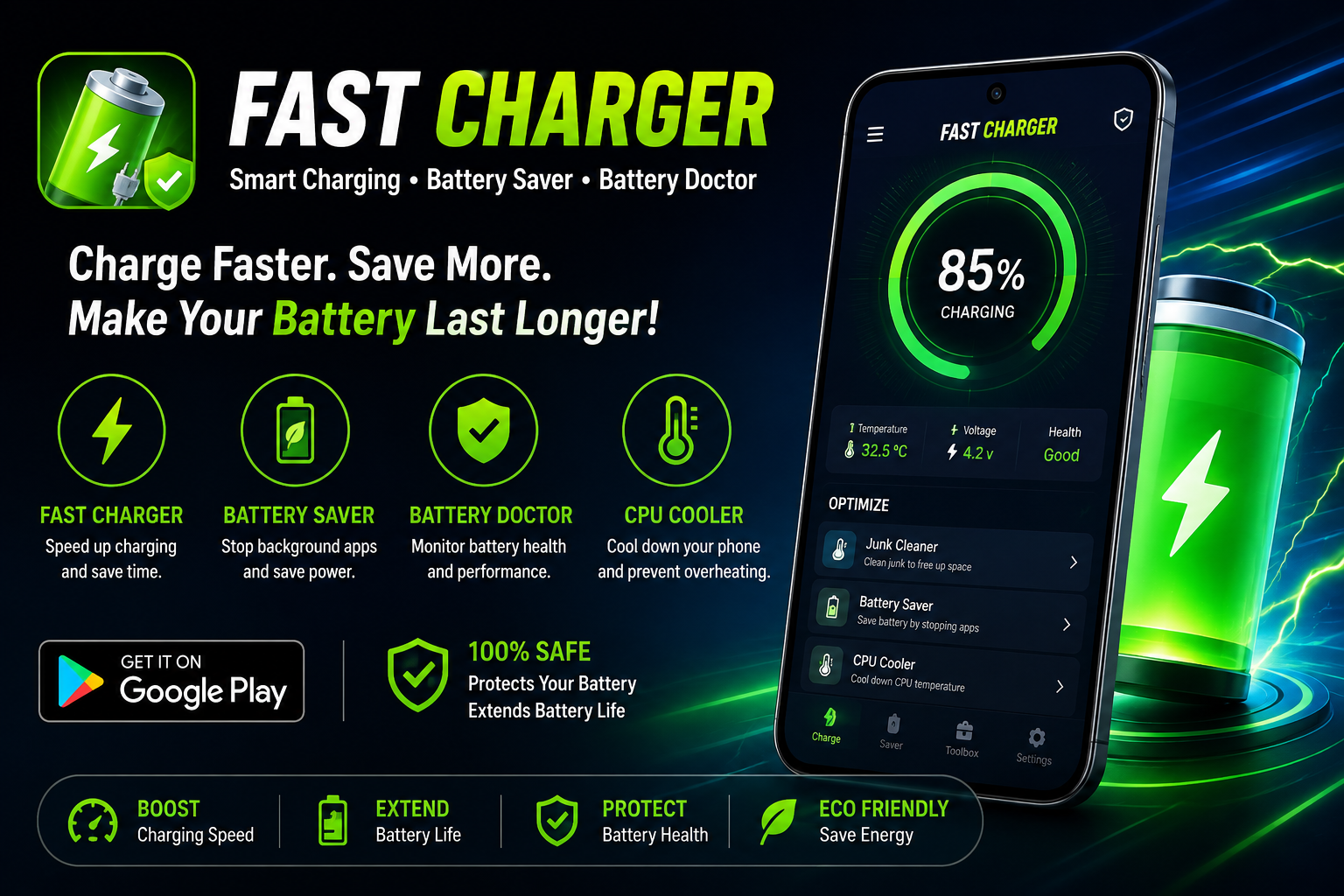 Battery MAX - Smart Charging: The Ultimate Guardian for Your Phone's Lifeline