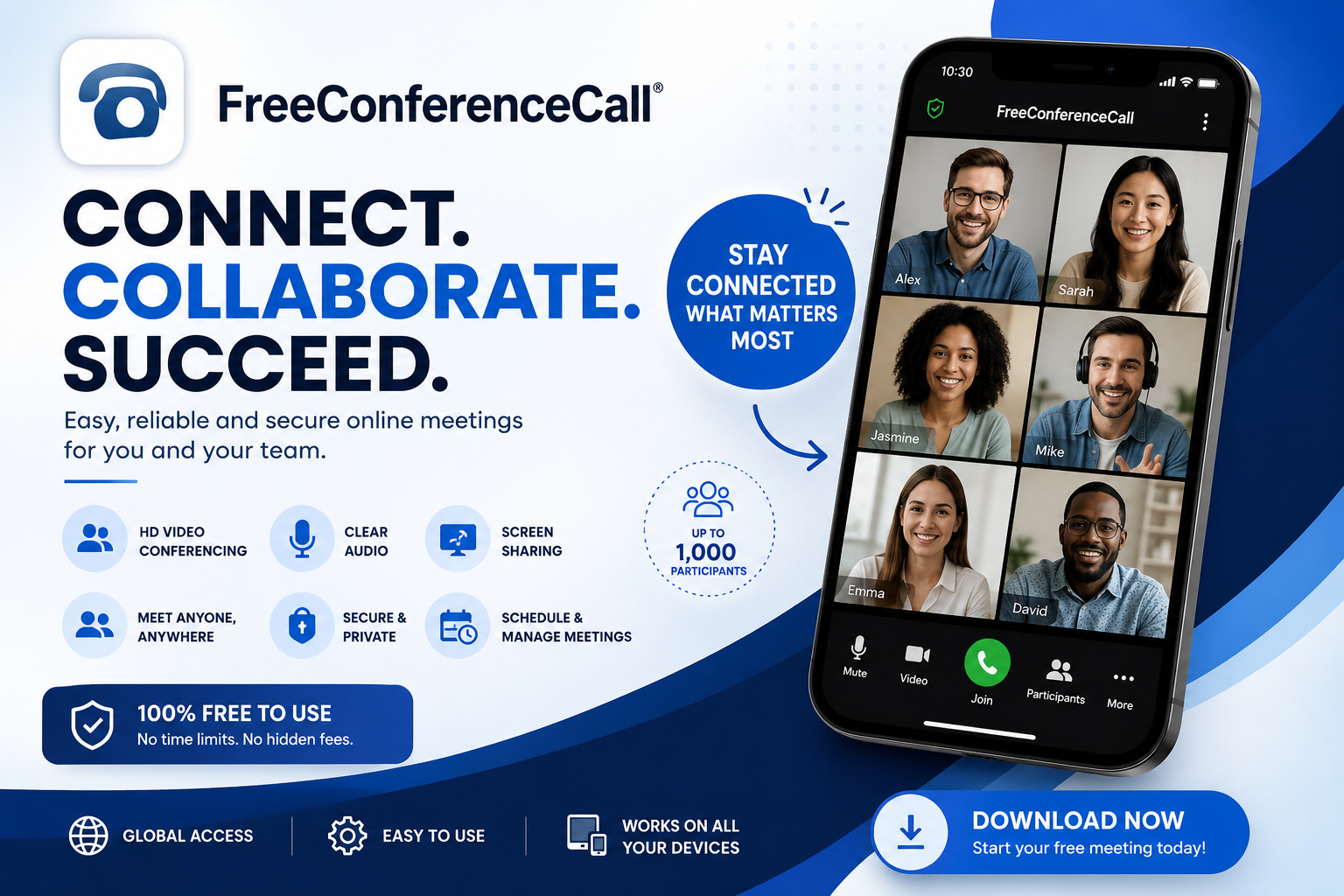 Free Conference Call: A Simple Way to Connect, Meet, and Collaborate Online